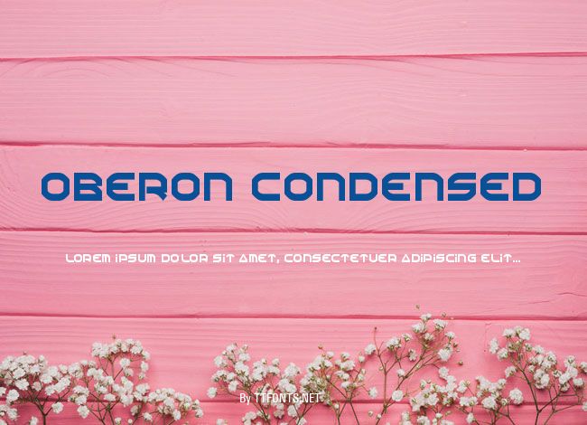 Oberon Condensed example